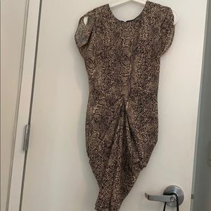 Animal print dress